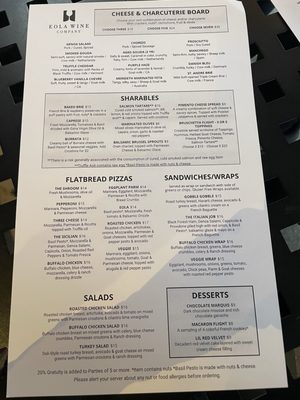 Menu photo 5 Eola Wine Company Orlando, FL Menu photo 5 Eola Wine Company Orlando, FL