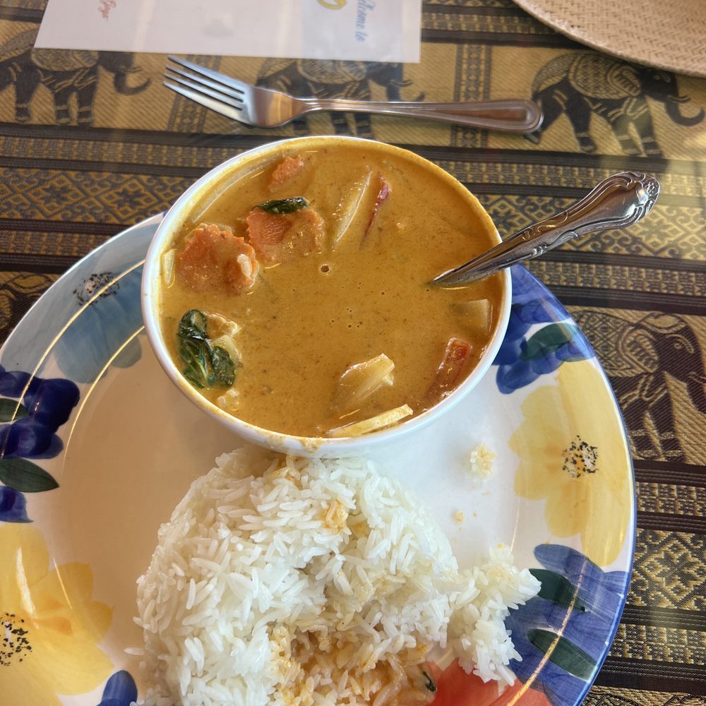 Red Curry W / Steamed Rice. Red Curry W / Steamed Rice.
