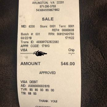 Modern Nail Bar - My receipt. Includes: $40 base fee, $6 tip and $2 mystery charge. - Nail Salons Near Me - Arlington, Virginia Modern Nail Bar - My receipt. Includes: $40 base fee, $6 tip and $2 mystery charge. - Nail Salons Near Me - Arlington, Virginia