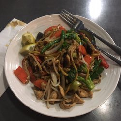 The Noodle House - Hokkien noodles with chicken. Full of flavour.