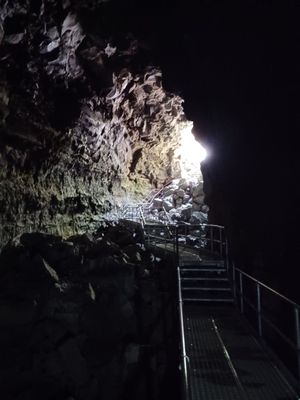 Lava River Cave by null