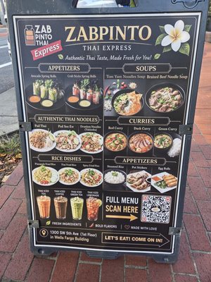 Menu photo 2 ZabPinto Thai Portland, OR Menu photo 2 ZabPinto Thai Portland, OR