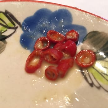 Lung Yai Thai Tapas - Spicy mini red pepper bombs. These peppers may be small, but they pack quite the punch. Watch out for them if you can't handle spicy food!! - Tapas/Small Plates Near Me - Miami, Florida