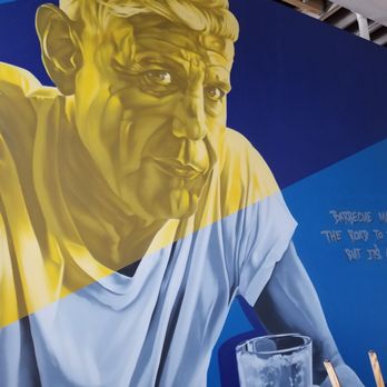 12 Bones Brewing - Anthony Bourdain wall tribute - Breweries Near Me - Arden, North Carolina