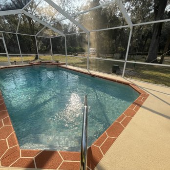 Stuarts Outdoor Service - Acrylic touch up with a full deck repaint, and custom pool coping. - Pressure Washers Near Me Stuarts Outdoor Service - Acrylic touch up with a full deck repaint, and custom pool coping. - Pressure Washers Near Me