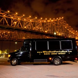 Who Dat Party Bus - Outside of  the bus!
