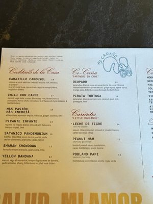 Menu photo 2 Mi Cariño Charlotte, NC Menu photo 2 Mi Cariño Charlotte, NC