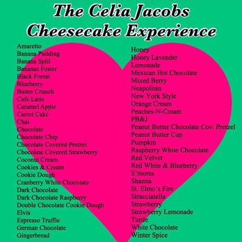 The Celia Jacobs Cheesecake Experience - Food Trucks Near Me - Austin, Texas The Celia Jacobs Cheesecake Experience - Food Trucks Near Me - Austin, Texas