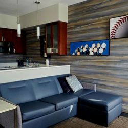 Residence Inn Williamsport - Kitchen and seating in our suite - 7/14/2024