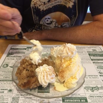 Four Seasons - Breading pudding with ice cream. - New American Near Me - Montpelier, Ohio Four Seasons - Breading pudding with ice cream. - New American Near Me - Montpelier, Ohio