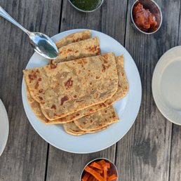 House-made paratha House-made paratha