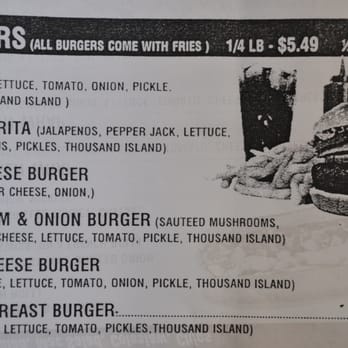 Mountain View Market - Menu (Burgers - part 1) - Grocery Near Me - Frazier Park, California