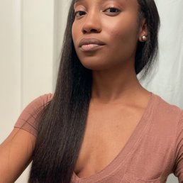 Full sew-in minimum leave out (a natural straightening)