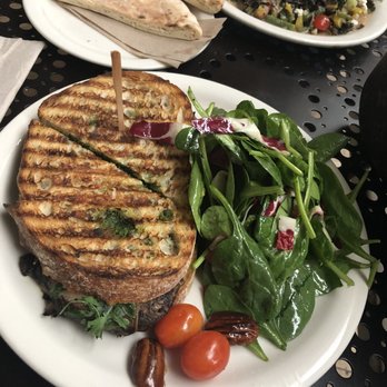 Urth Caffé-Pasadena - I had an awesome lunch in Urth Cafe. I ordered a mushroom panini (vegan option). The price is 14$. It was tasty. I like it so much! - Cafes Near Me - Pasadena, California