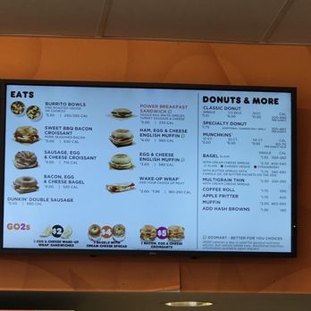 Dunkin' - Menu - Donuts Near Me - Mentor, Ohio