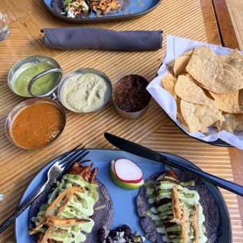 Puesto Concord - Veggie tacos, salsas, and beans and rice! - Mexican Near Me - Concord, California