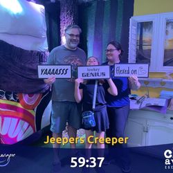 Cinema Escape Rooms - Us, having completed the space room.