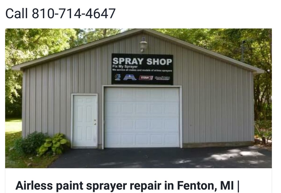 SPRAY SHOP Updated August 2024 11460 Runyan Lake Road Fenton