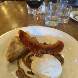 Banana bread pudding