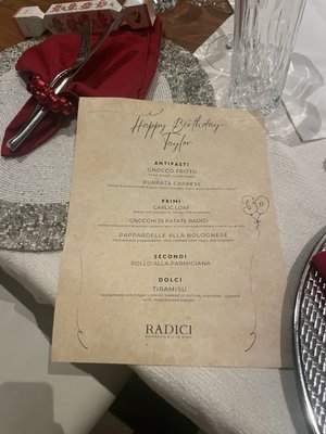 Menu photo 2 Radici Hermosa Beach, CA
