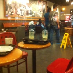 Starbucks - A lot of apparent nerds among the middle classes