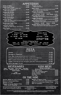 Menu photo 4 Poor Boy's Pub Montgomery, IL