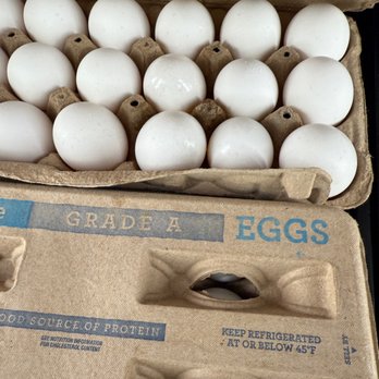 Kroger - 3-6-2026 More eggs broken - Most of these cartons had broken eggs in them today and had yellow yoke dripping off the side of the carton. - Grocery Near Me - League City, Texas