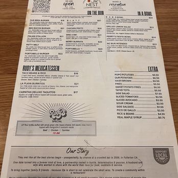 Our Nest - Breakfast & Brunch Near Me - Brea, California