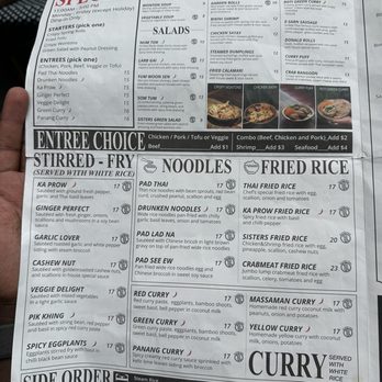 Sisters Thai - Food menu - Thai Near Me - Fairfax, Virginia Sisters Thai - Food menu - Thai Near Me - Fairfax, Virginia