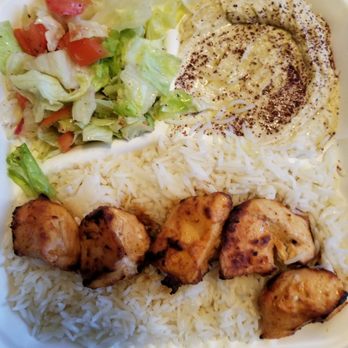 Ali Baba - Chicken Kabab Plate (January 2021). Their prices have gone up a lot during Covid-19 $10.99 - Mediterranean Near Me - Chico, California