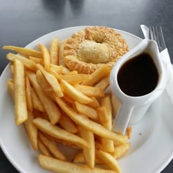 Tasman Delta Cafe - Beef pie and fries ($10)