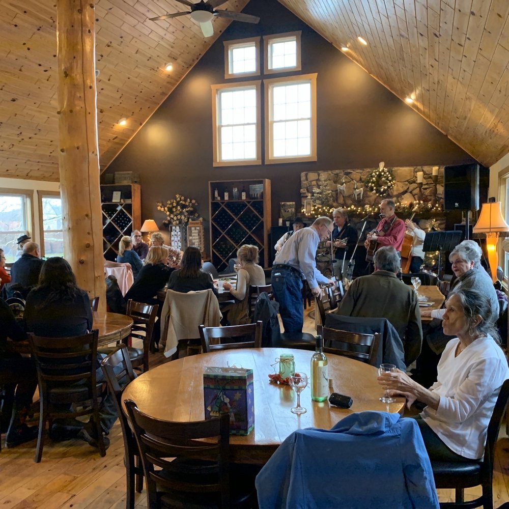 Hundley Cellars - Inside with a bluegrass band - Wineries Near Me - Geneva, Ohio Hundley Cellars - Inside with a bluegrass band - Wineries Near Me - Geneva, Ohio