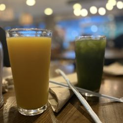 First Watch - Orange juice and Kale Tonic