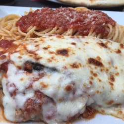 Pizza Pino - Escalope, fromage et aubergine gratinée !