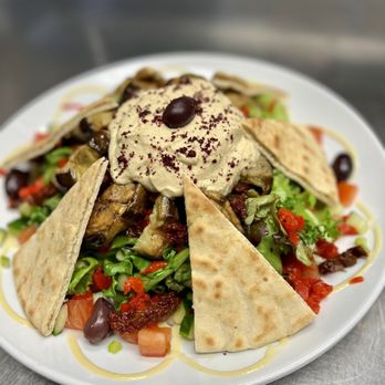 Cafe Mangal - Humus Salad - Mediterranean Near Me - Wellesley, Massachusetts Cafe Mangal - Humus Salad - Mediterranean Near Me - Wellesley, Massachusetts
