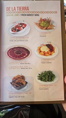 Menu photo 1 Tapería Catalana Barcelona, B