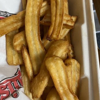 St. Louis Bar & Grill - french fries in a styrofoam container - Chicken Wings Near Me - Whitby, Ontario St. Louis Bar & Grill - french fries in a styrofoam container - Chicken Wings Near Me - Whitby, Ontario