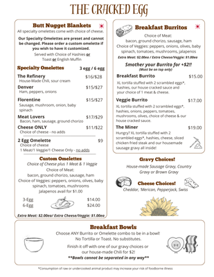 Menu photo 7 The Cracked Egg Laurel, MT