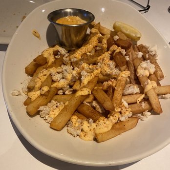 Bonefish Grill - Fries with crab and sauce - Seafood Near Me - Lawrenceville, New Jersey