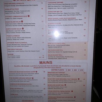 RumFire Poipu Beach - Main Menu - Seafood Near Me - Koloa, Hawaii RumFire Poipu Beach - Main Menu - Seafood Near Me - Koloa, Hawaii