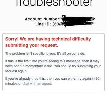 CenturyLink - Standard Centurylink response to service request on their app. - Internet Service Providers Near Me - Phoenix, Arizona