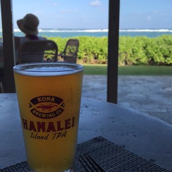 Oasis on the Beach - $3.00 hanalei IPA! - Hawaiian Near Me - Kapaa, Hawaii