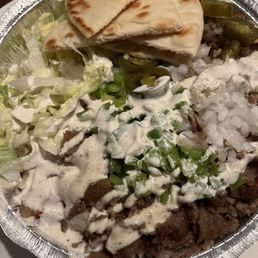 Beef gyro platter Beef gyro platter