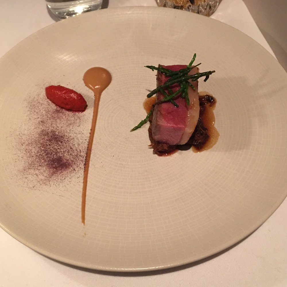 Aria Restaurant Sydney - Lamb well cooked and beautiful sauce on the side - Modern Australian Near Me - Sydney, NSW