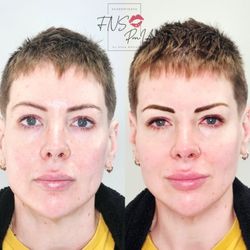 Face Naked Studio - Powder brows and correction of botched blue eyeliner