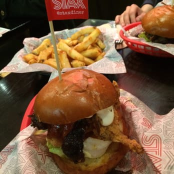 Stax Diner - Spicy hot chickadee reg stax fries. - New American Near Me - London, XGL Stax Diner - Spicy hot chickadee reg stax fries. - New American Near Me - London, XGL