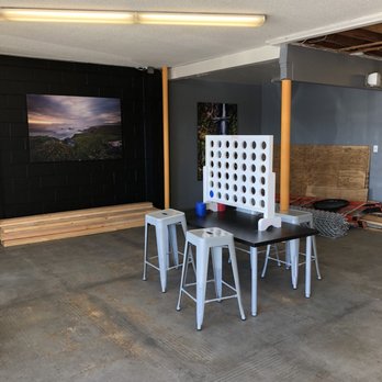 AxeVentures - Games while you wait jumbo connect 4 - Axe Throwing Near Me - San Diego, California