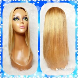 Hair Topper Unit. 16" Natural Blonde $175