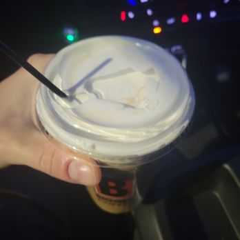 Biggby Coffee - Pumpkin spice is back! With a new sweet foam (costs extra) - Coffee & Tea Near Me - Troy, Michigan Biggby Coffee - Pumpkin spice is back! With a new sweet foam (costs extra) - Coffee & Tea Near Me - Troy, Michigan