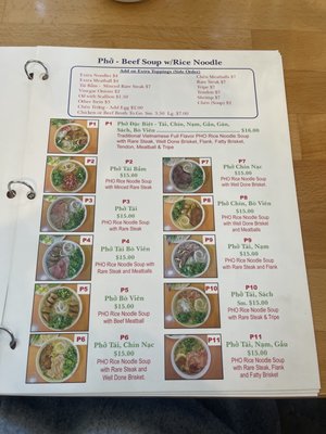Menu photo 3 Pho Cali Vietnamese Restaurant Egg Harbor Township, NJ